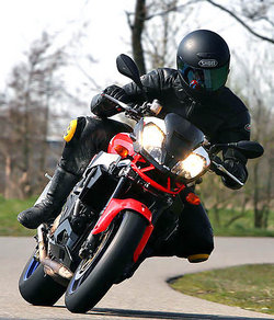 2007 Aprilia Tuono 1000 R in 'Rosso Fluo' paint scheme